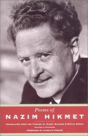 Cover of Poems of Nazim Hikmet